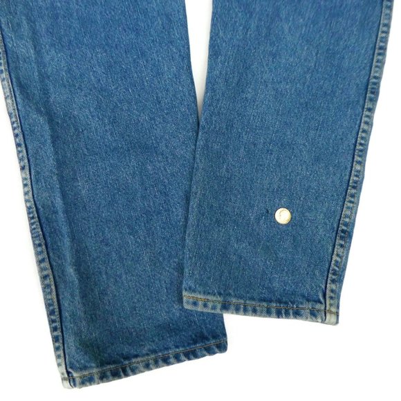 28 x 32 Vintage Wrangler USA Jeans Ultra High Waist Cotton Back Pocket Patch - Picture 7 of 10